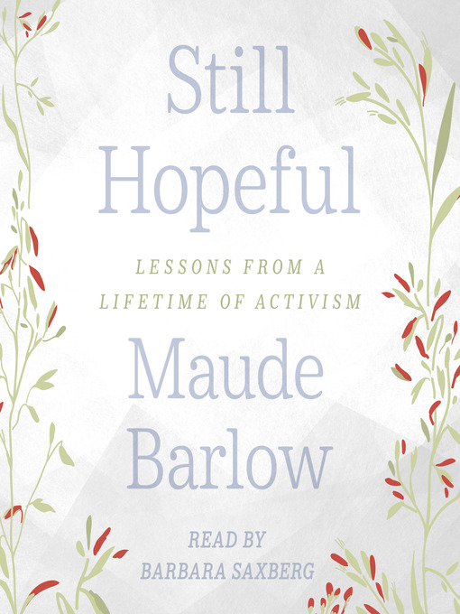 Title details for Still Hopeful by Maude Barlow - Wait list